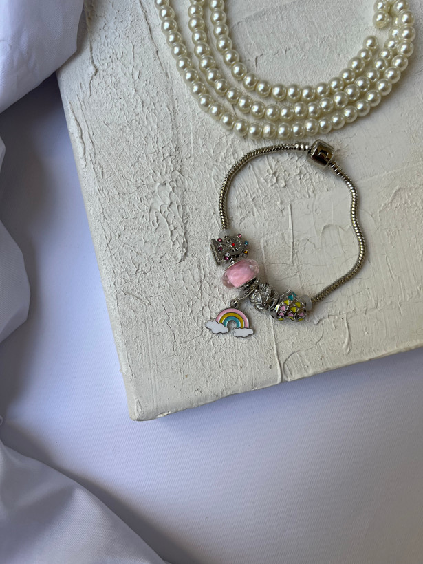 دستبند پاندورا رنگین کمان